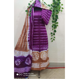 Cotton sibori batik collection- Purple