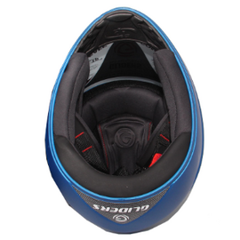 Gliders Jazz Deluxe Helmet- Matt Blue, 2 image
