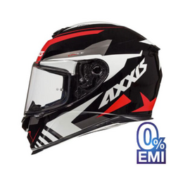 Axxis Eagle Rocket Black Red Helmet
