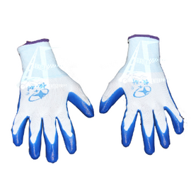 Motorcycle Riding and Out door Work Hand Gloves Full Finger - White