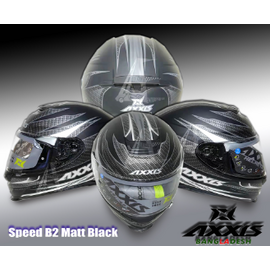 Full Face Helmet Axxis Eagle Speed B2 Matt Black, 4 image