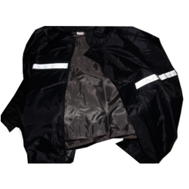 Raincoat Man dark Black With Double Layer of Trousers for Bike Users, 2 image