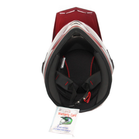 Aaron-Full Face MX-2 Plain Helmet- Matt Red, 2 image