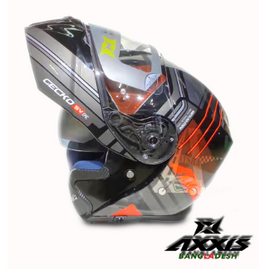 Full Face Axxis Eagle Gecko SV Epic B5 Flour Red