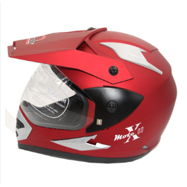 Aaron-Full Face MX-2 Plain Helmet- Matt Red