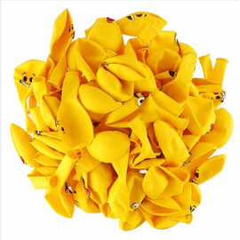 25Pcs Unique High Quality Latex Yellow Emoji Balloons (Emoji Smiley Face Happy Birthday Party Air Balloons), 4 image