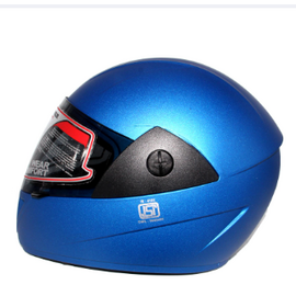 Gliders Jazz Deluxe Helmet- Matt Blue, 3 image