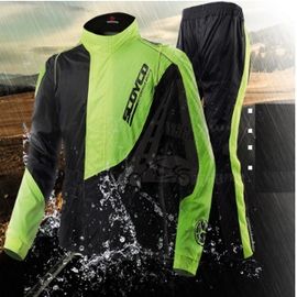 Scoyco Motorcycle Racing Waterproof Jacket Pants Set Rain Suit