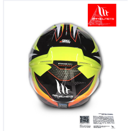 MT Full Face Helmet Stinger B Powered A3 Glossy yellow, 2 image