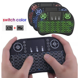 2.4GHz Mini Wireless Keyboard & Mouse Touchpad With RGB Back Light, 2 image