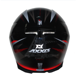 Full Face Helmet Axxis Eagle Sticker B1 -Red, 3 image