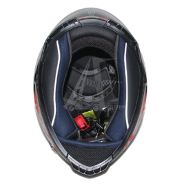 Full Face Helmet Axxis Eagle Sticker B1 -Red, 4 image