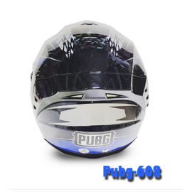 KY-608 Open Face Flip up Helmet Graphics -Black/Blue, 3 image