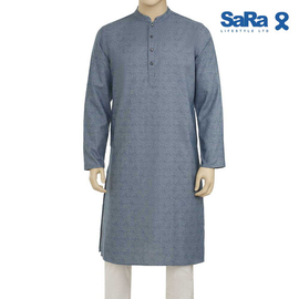 Sara Mens panjabi Deep blue, Size: S