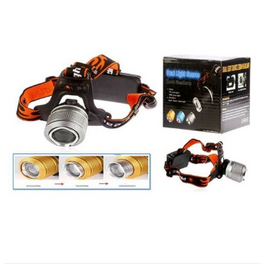 High Light Waterproof Rechargeable Headlamp With Rear Light
