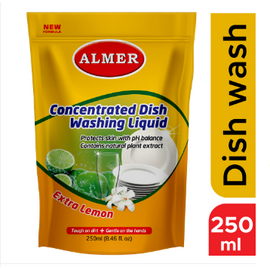 Almer Dish Wash Pouch Pack 250ml