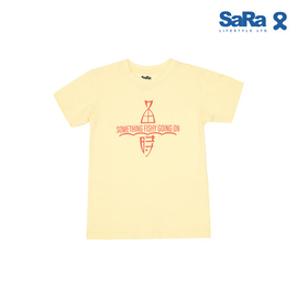 SaRa Boys T Shirt (BTS72FKK-LT. YELLOW), Baby Dress Size: 2-3 years