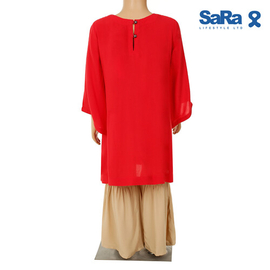 SaRa Girls Tops (GFT162FEAK-Red), Baby Dress Size: 2-3 years, 3 image