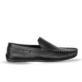 AAJ Ultra Premium Soft Leather Loafer For Men S320 Black, Size: 39, 2 image