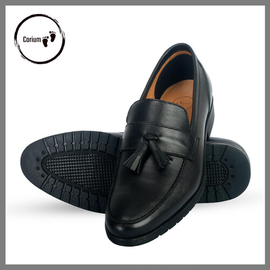 Penny Loafer Tussel Shoe For Men, Color: Black, Size: 39