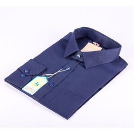Full Sleve Casual Shirt-Royel Blue, Size: M