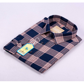 Full Sleve Casual Shirt-Check Print, Size: M