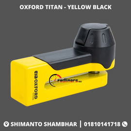 OXFORD TITAN 10MM PIN-DISC LOCK yellow