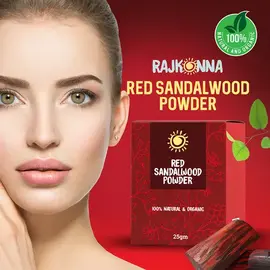 Rajkonna 100% Natural & Organic Red Sandalwood Powder 25gm, 3 image