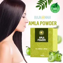 Rajkonna 100% Organic Amla Powder 50gm, 3 image