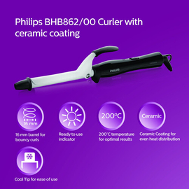 Philips BHB862/00 Hair Curler (Black), 6 image