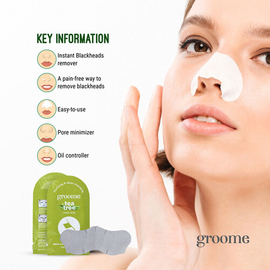 Groome Tea Tree Purifying & Deep Cleansing Nose Strips (Monthly Pack) 6 pcs, 3 image