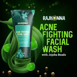 Rajkonna Acne Fighting Facial Wash 100ml, 3 image