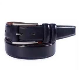 Chocolate and Black PU Leather formal Belt for Men