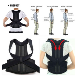 Adjustable Magnetic Orthopedic Posture Corrector for Men Women Corset Upper Lower Relief Back Brace Belt Lumbar Support, 2 image