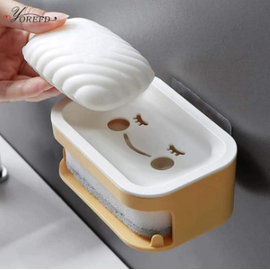 Bathroom Plastic Double Layers Draining Soap Case Holder, 4 image