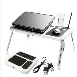 Portable Laptop Table Desk Adjustable Height E-Table
