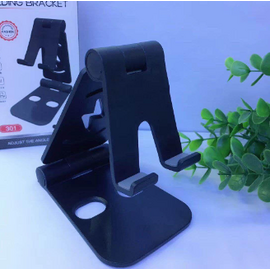 New Lazy Phone/Tablet Bracket Holders Non-Slip Stands Portable Folding Adjustable Rotatable Stand (Black), 2 image
