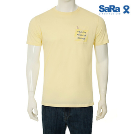 SaRa Mens T-Shirt (MTS431YK YELLOW)