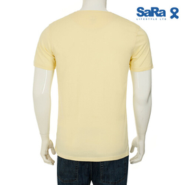 SaRa Mens T-Shirt (MTS431YK YELLOW), 2 image