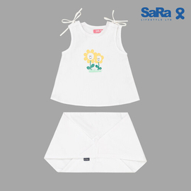 SaRa Girls Nema Set (GNBNM32FE-White)