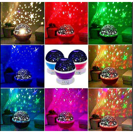 Star Master Rotating Starry Sky Light,Colorful Night Lights Projector Children Kids Baby Sleep Lighting Sky Star Master Projection Lamp Led Projection Home Decor-Energy Super