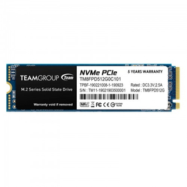 Team MP33 PRO 512GB M.2 PCIe Gen3 NVMe SSD, 2 image