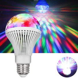 LED Disco Rotating Bulb Light