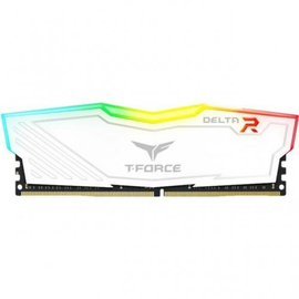 Team T-Force Delta 8GB 3200MHz DDR4 RGB White Desktop Gaming RAM, 2 image