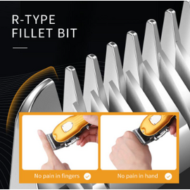 KEMEI KM-802 Mens Pomade Hair Engraving Cutter LED Digital Display Hair Clipper Trimmer, 5 image