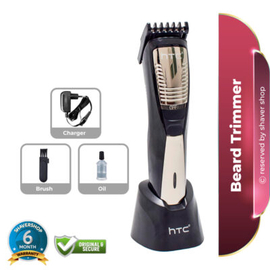 HTC AT-029 100% Waterproof Rechargeable Cordless Trimmer For Men