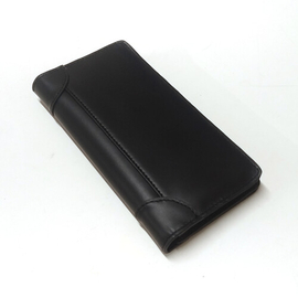 Stylish Magnetic Long Wallet For Men, Color: Black