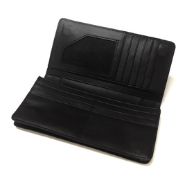 Stylish Magnetic Long Wallet For Men, Color: Black, 3 image