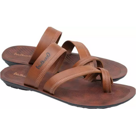 Walkaroo Mens Brown Tan Outdoor Comfortable & Fashionable Sandals, Size: 6, 3 image