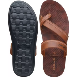 Walkaroo Mens Brown Tan Outdoor Comfortable & Fashionable Sandals, Size: 6, 2 image